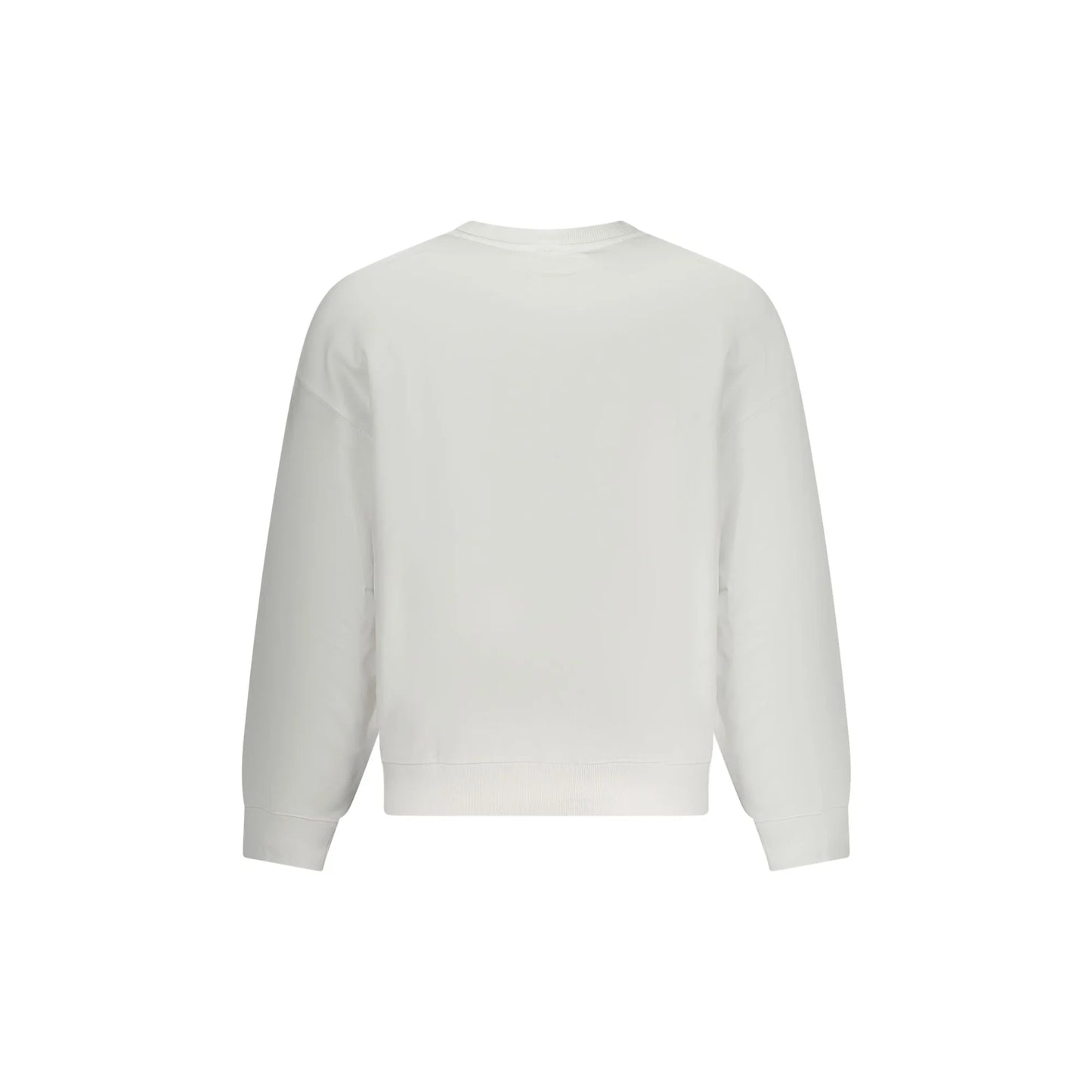 Guess Jeans Felpa Maniche Lunghe Uomo Bianca Ricamo Felpe bianco - vista 2