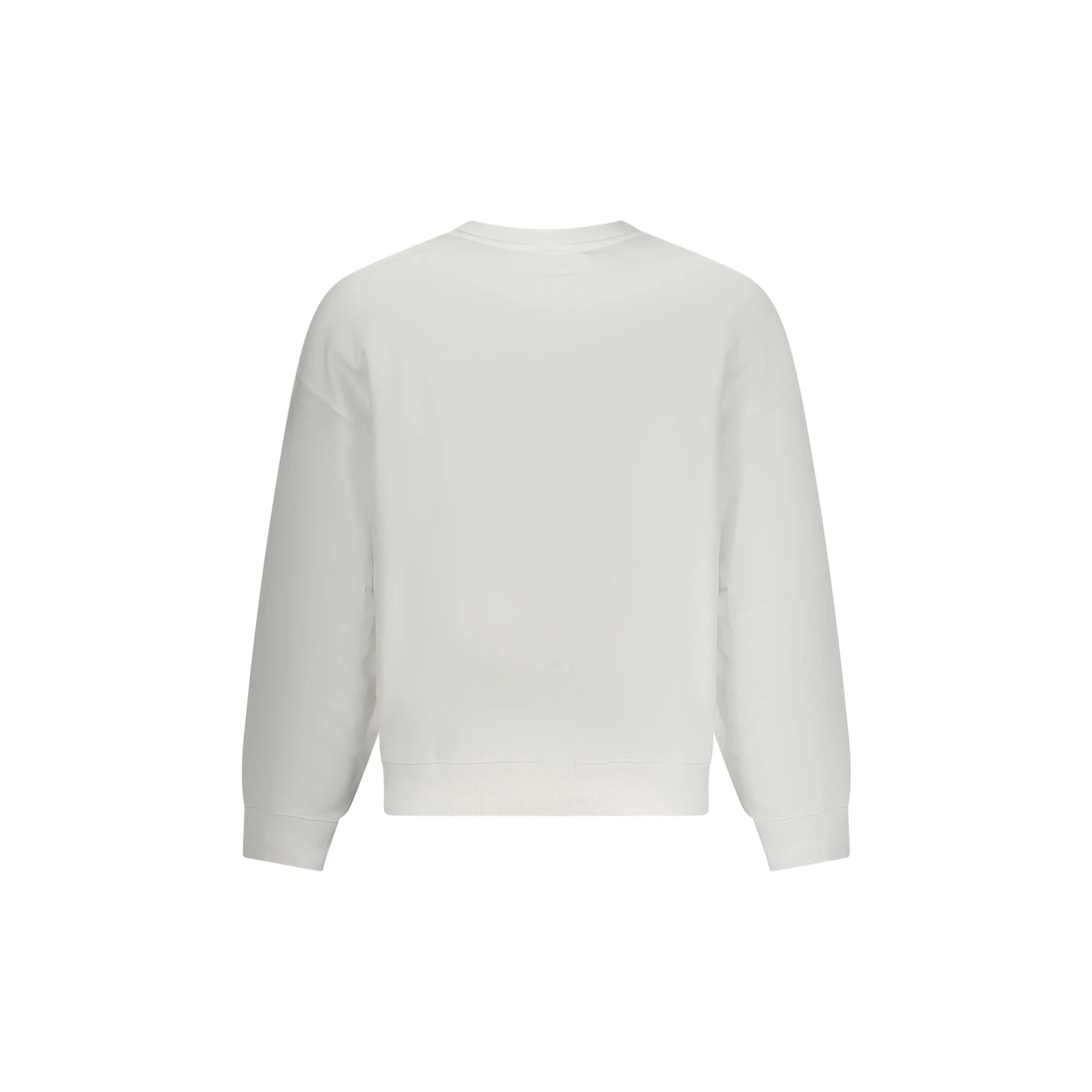 Guess Jeans Felpa Maniche Lunghe Uomo Bianca Ricamo Felpe bianco - vista 2