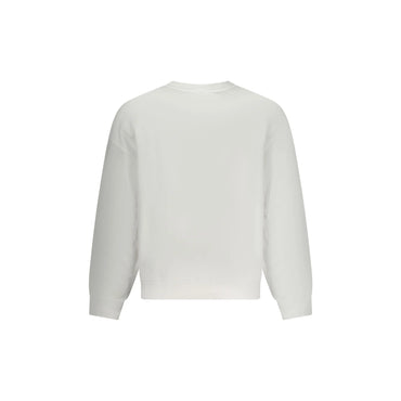 Guess Jeans Felpa Maniche Lunghe Uomo Bianca Ricamo Felpe bianco - vista 2