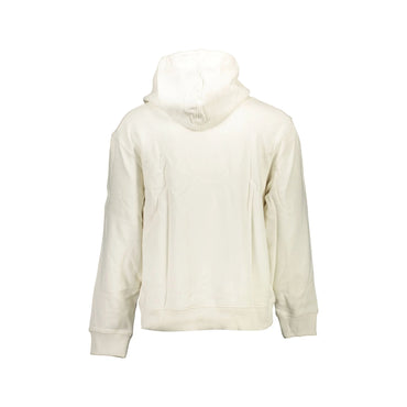 Calvin Klein Felpa Maniche Lunghe Uomo Bianca Stampa Logo Felpe bianco - vista 2