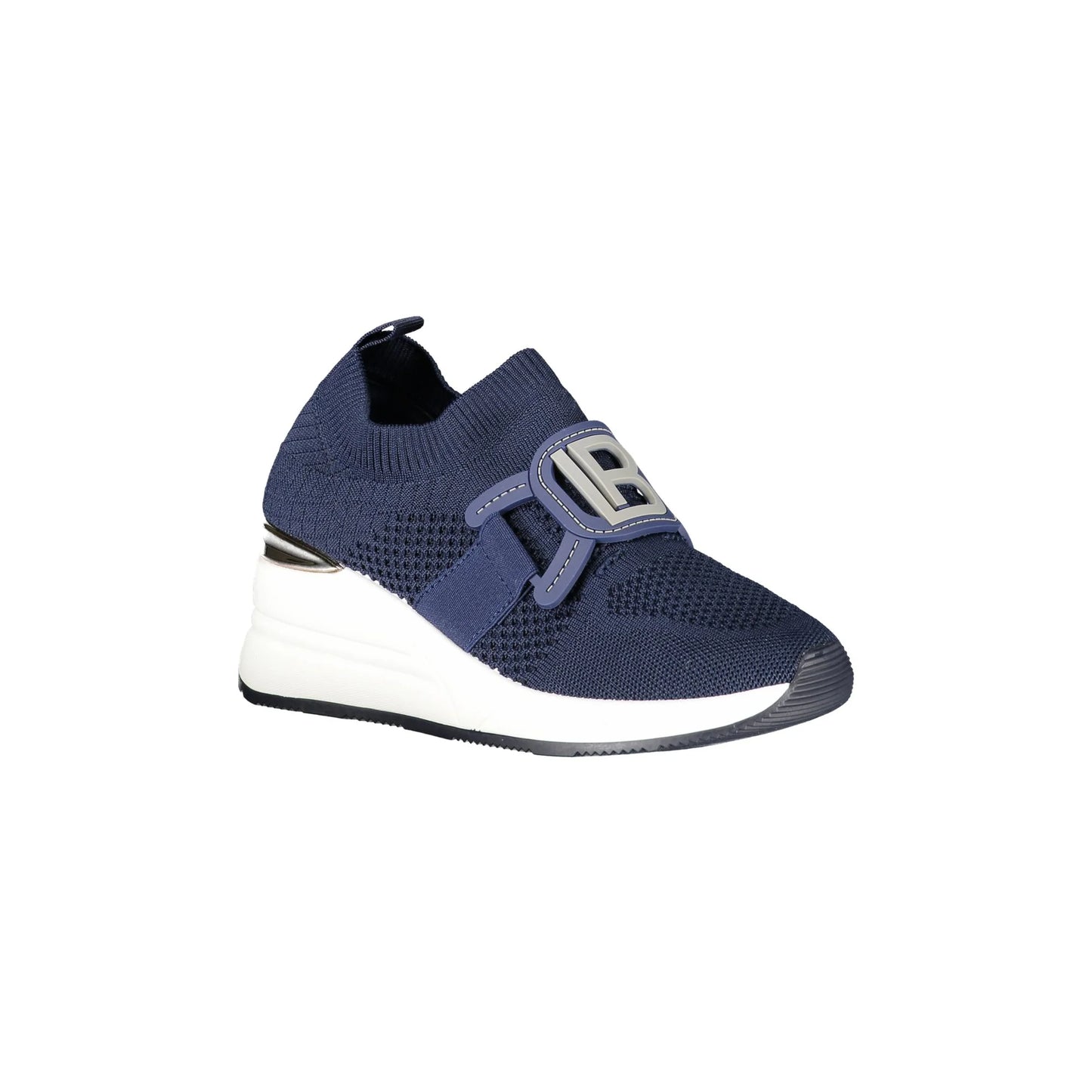 LAURA BIAGIOTTI Sneakers Donna Blu Elastiche con Plateau 6 cm - vista 2