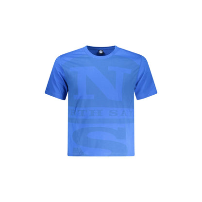 North Sails T-Shirt Maniche Corte Uomo Blu Stampa Logo - foto prodotto