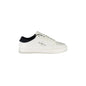 CALVIN KLEIN Scarpe Sneakers Uomo Bianche con Dettagli Blu Bianco - foto prodotto