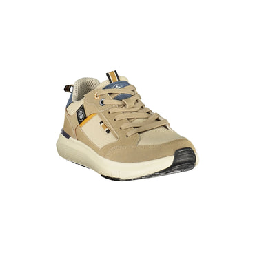 Lumberjack Sneakers Uomo Beige Dettagli a Contrasto - vista 2