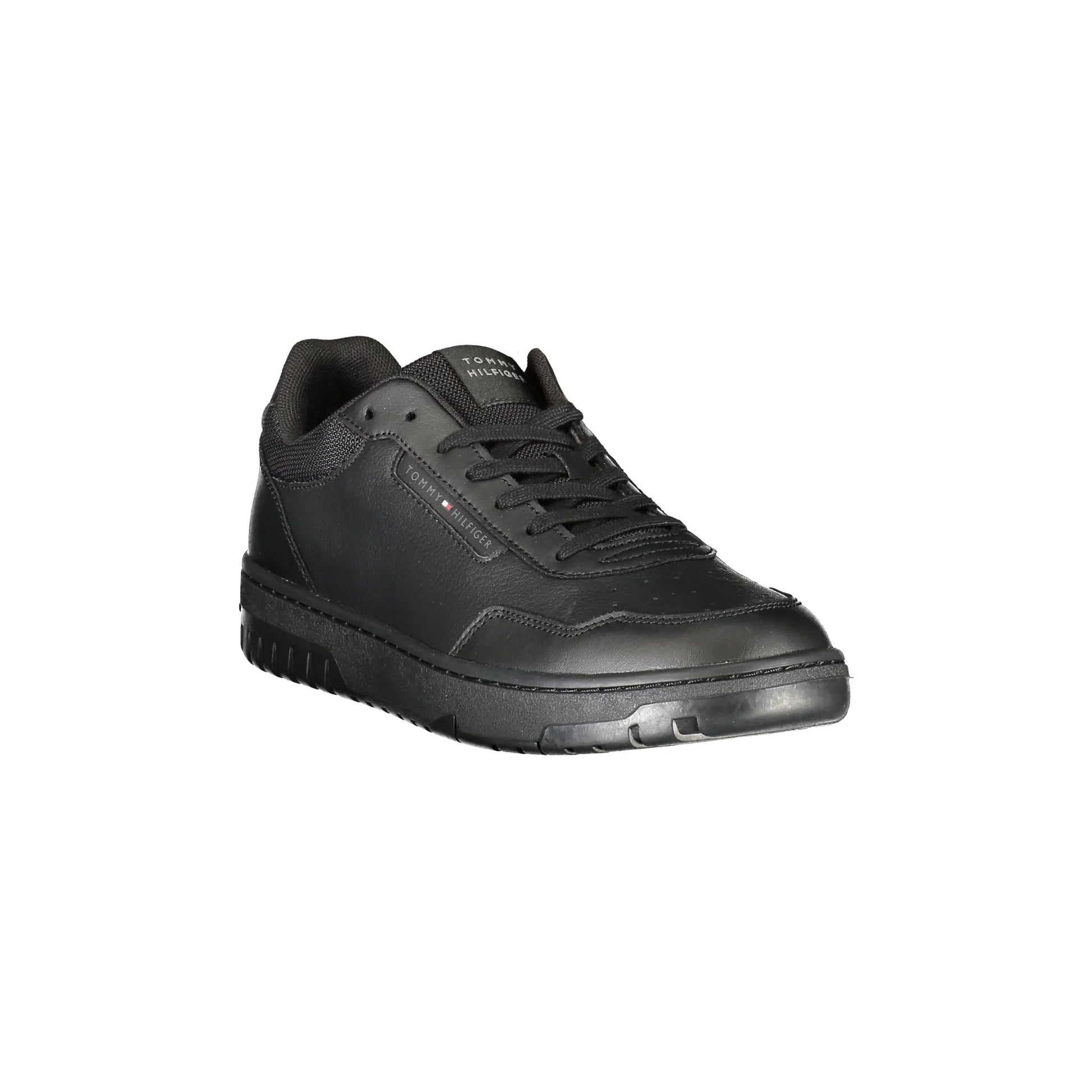 TOMMY HILFIGER Scarpe Sneakers Uomo Nere con Logo e Plantare Removibile nero - vista 2