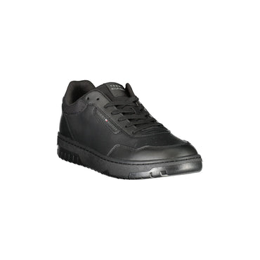 TOMMY HILFIGER Scarpe Sneakers Uomo Nere con Logo e Plantare Removibile nero - vista 2