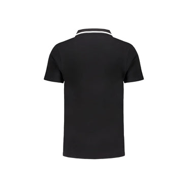 Fila Polo Maniche Corte Uomo Nera Logo nero - vista 2