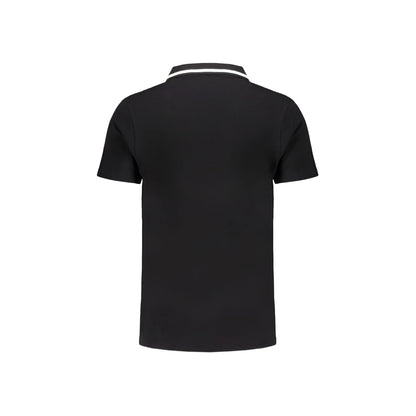 Fila Polo Maniche Corte Uomo Nera Logo nero - vista 2