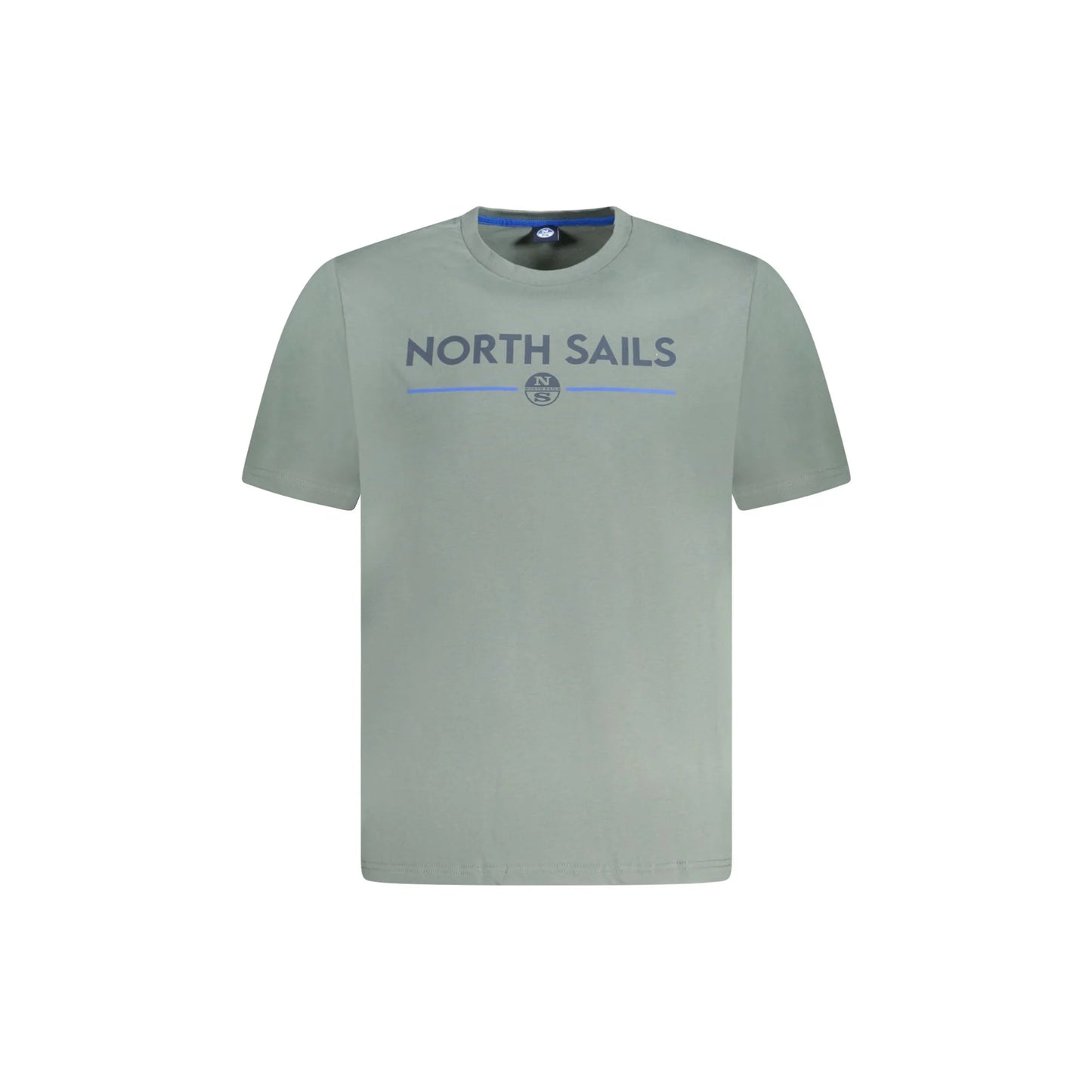 North Sails T-Shirt Maniche Corte Uomo Verde Stampa Logo - foto prodotto