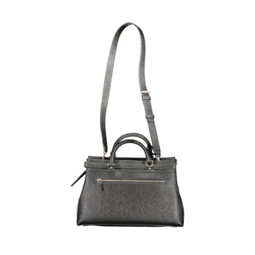 GUESS JEANS Borsa Donna a Mano Nera Levante con Tracolla e Zip Borse nero - vista 2
