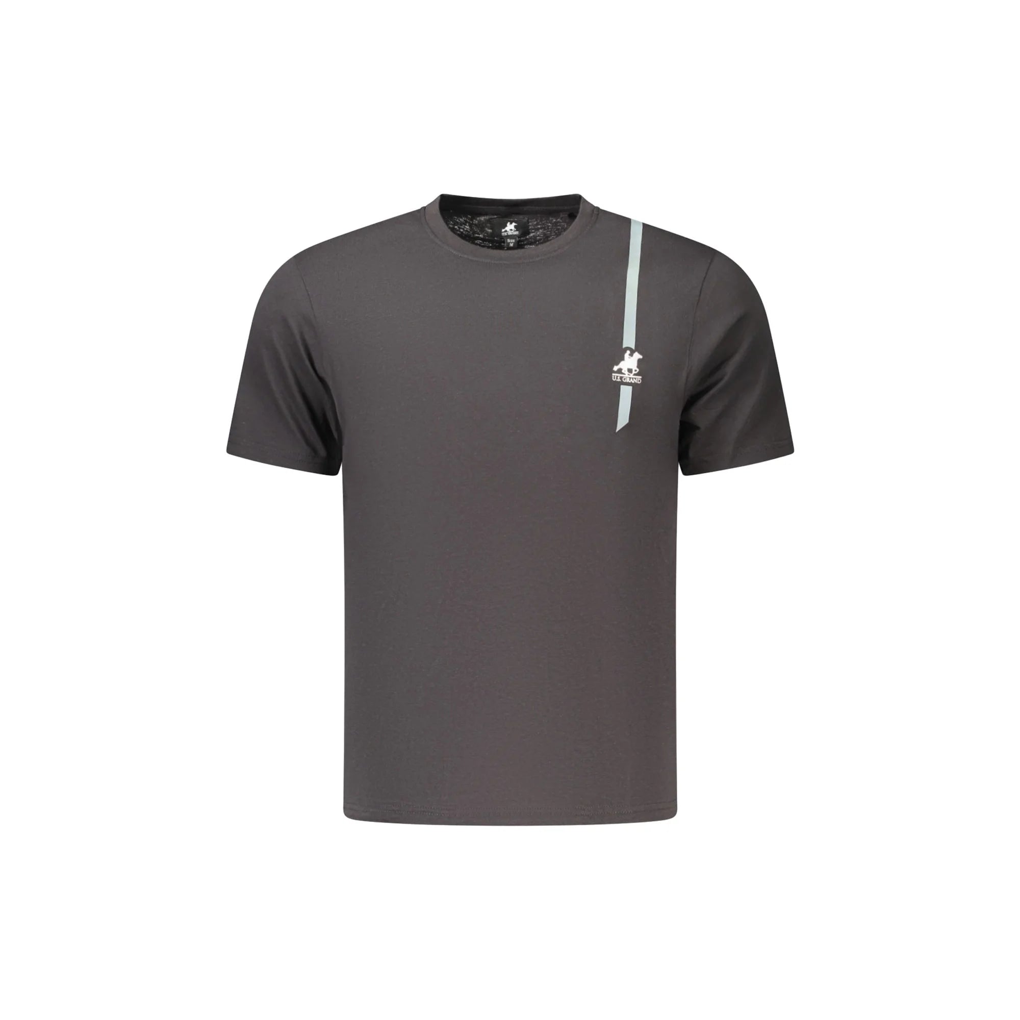 U.S. GRAND T-SHIRT MANICHE CORTE UOMO NERO