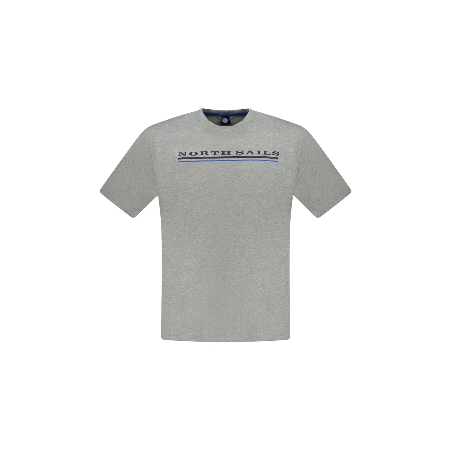 North Sails T-Shirt Maniche Corte Uomo Grigia Stampa Logo Grigio - foto prodotto