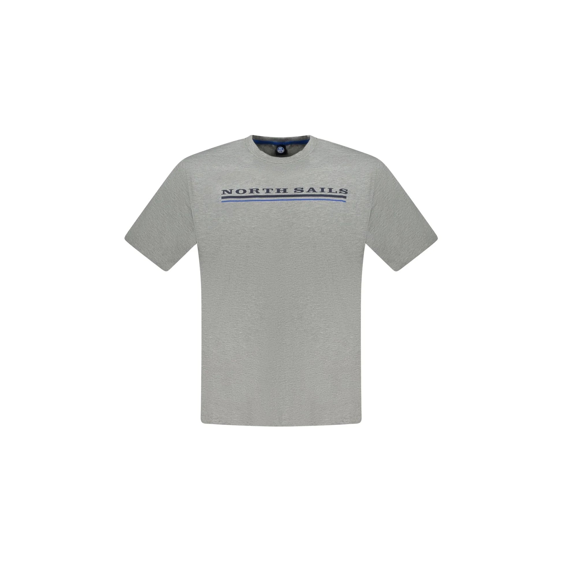 North Sails T-Shirt Maniche Corte Uomo Grigia Stampa Logo Grigio - foto prodotto