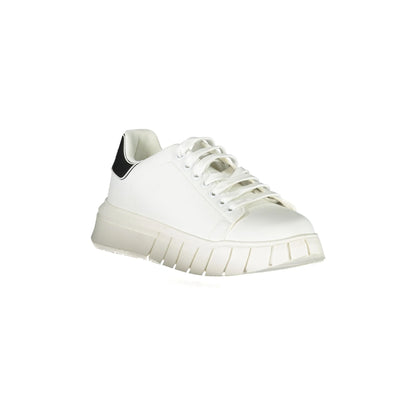GAELLE PARIS Scarpe Sneakers Uomo Bianche con Dettagli a Contrasto bianco - vista 2
