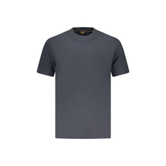 Boss T-Shirt Maniche Corte Uomo Blu Ricamo