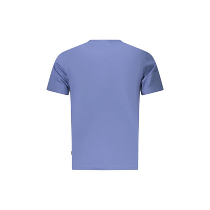 Pepe Jeans T-Shirt Maniche Corte Uomo Blu Stampa Logo - vista 2