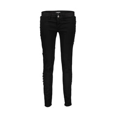 Just Cavalli Pantalones Mujer Negro Logo