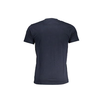 Cavalli Class T-Shirt Maniche Corte Uomo Blu Stampa Logo - vista 2