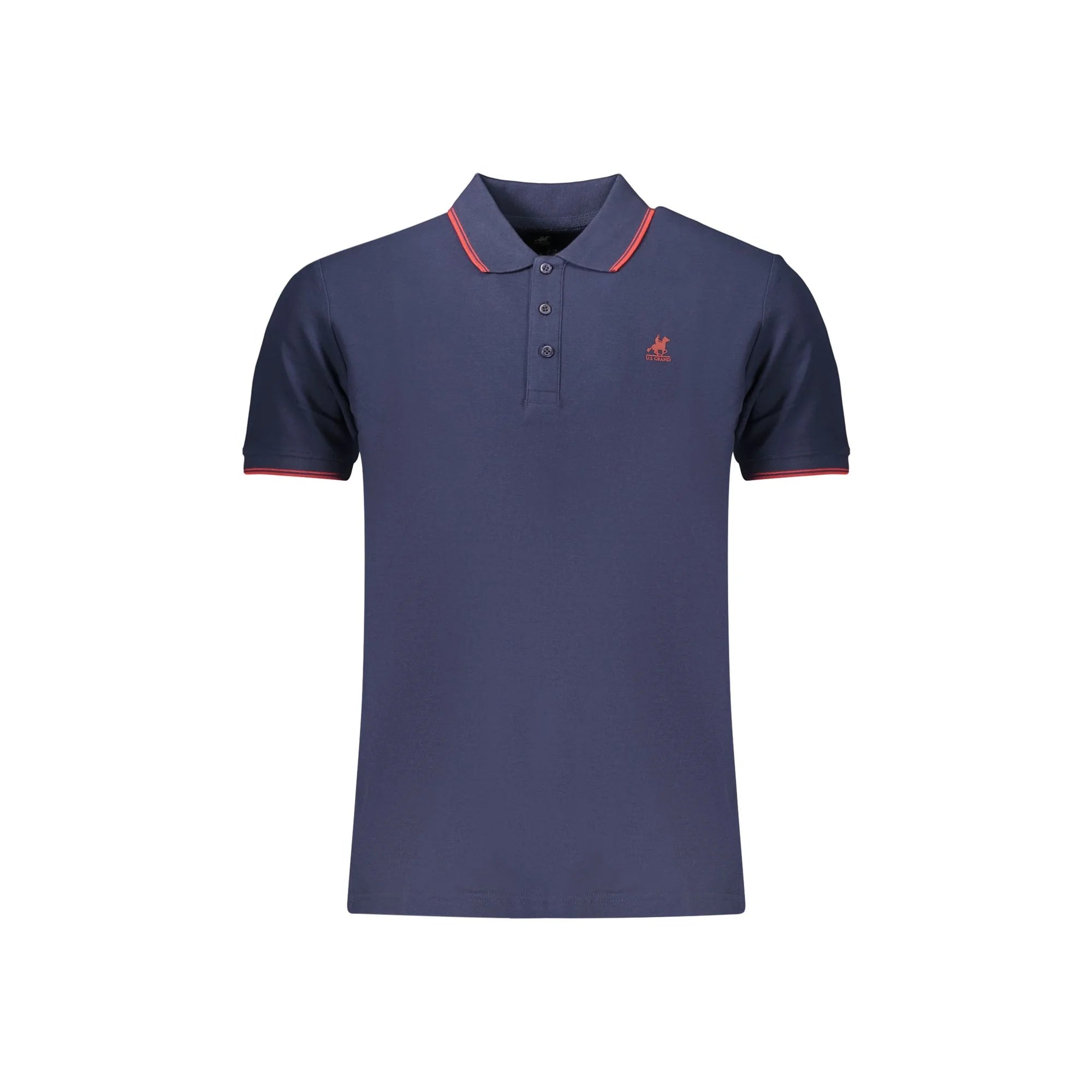 U.S. GRAND POLO MANICHE CORTE UOMO BLU