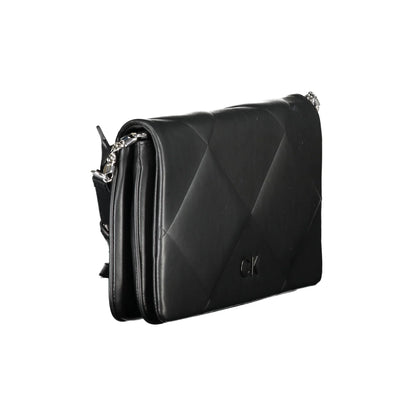 Calvin Klein Borsa Donna Nera con Tracolla Regolabile e Dettagli a Contrasto Borse nero - vista 3