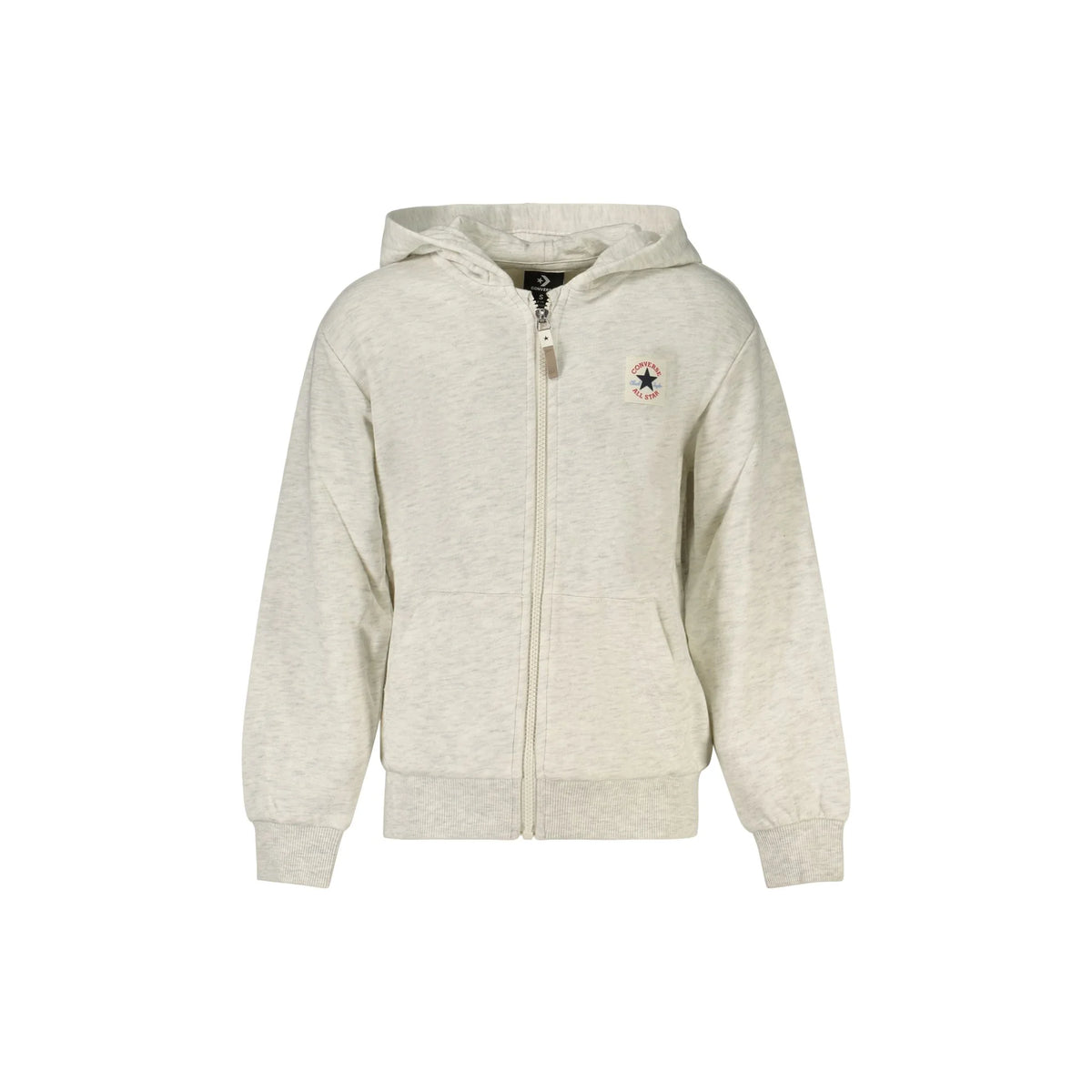 CONVERSE FELPA CON ZIP BAMBINO GRIGIO