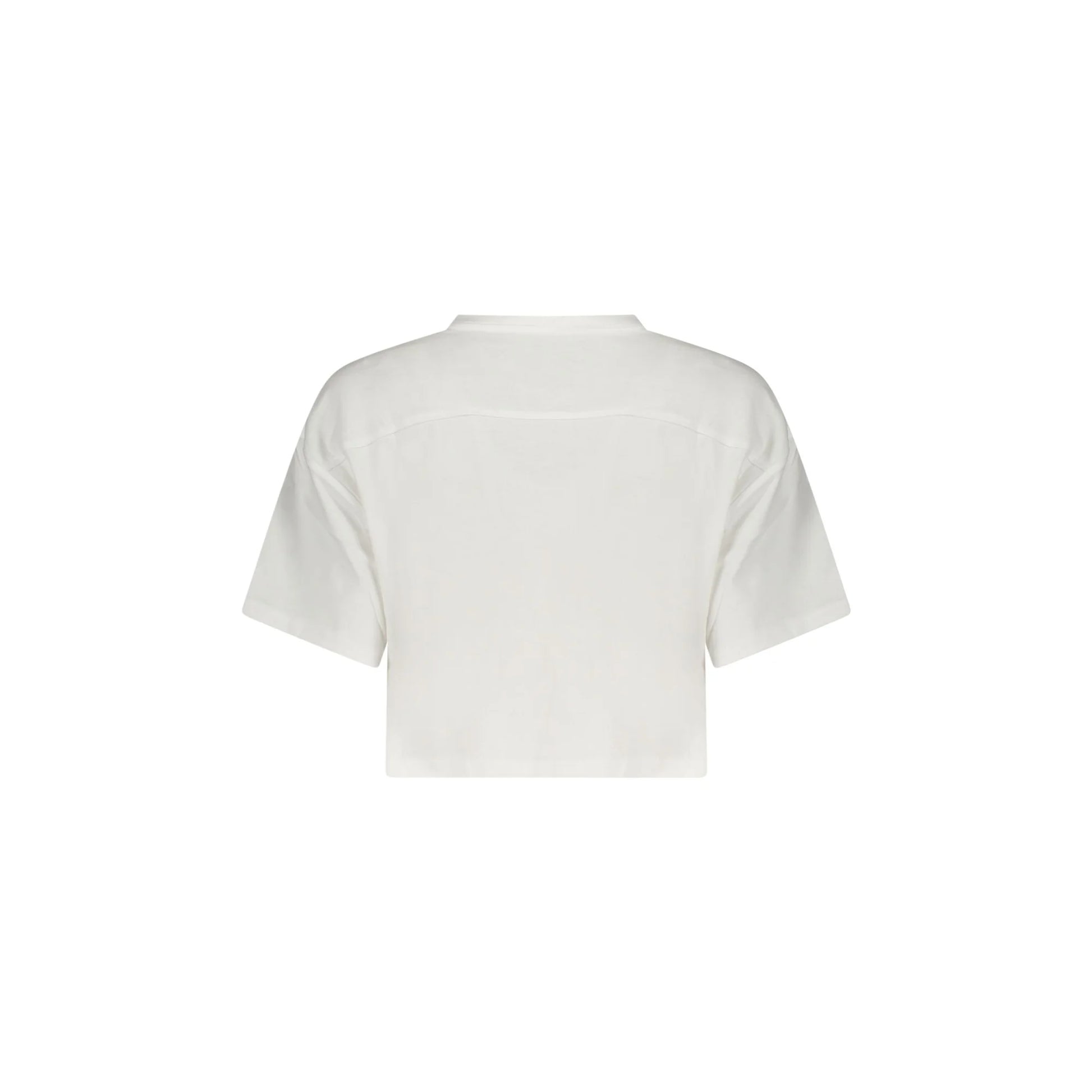 CONVERSE T-SHIRT MANICHE CORTE DONNA BIANCO