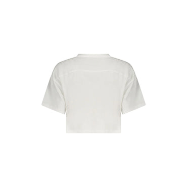 CONVERSE T-SHIRT MANICHE CORTE DONNA BIANCO