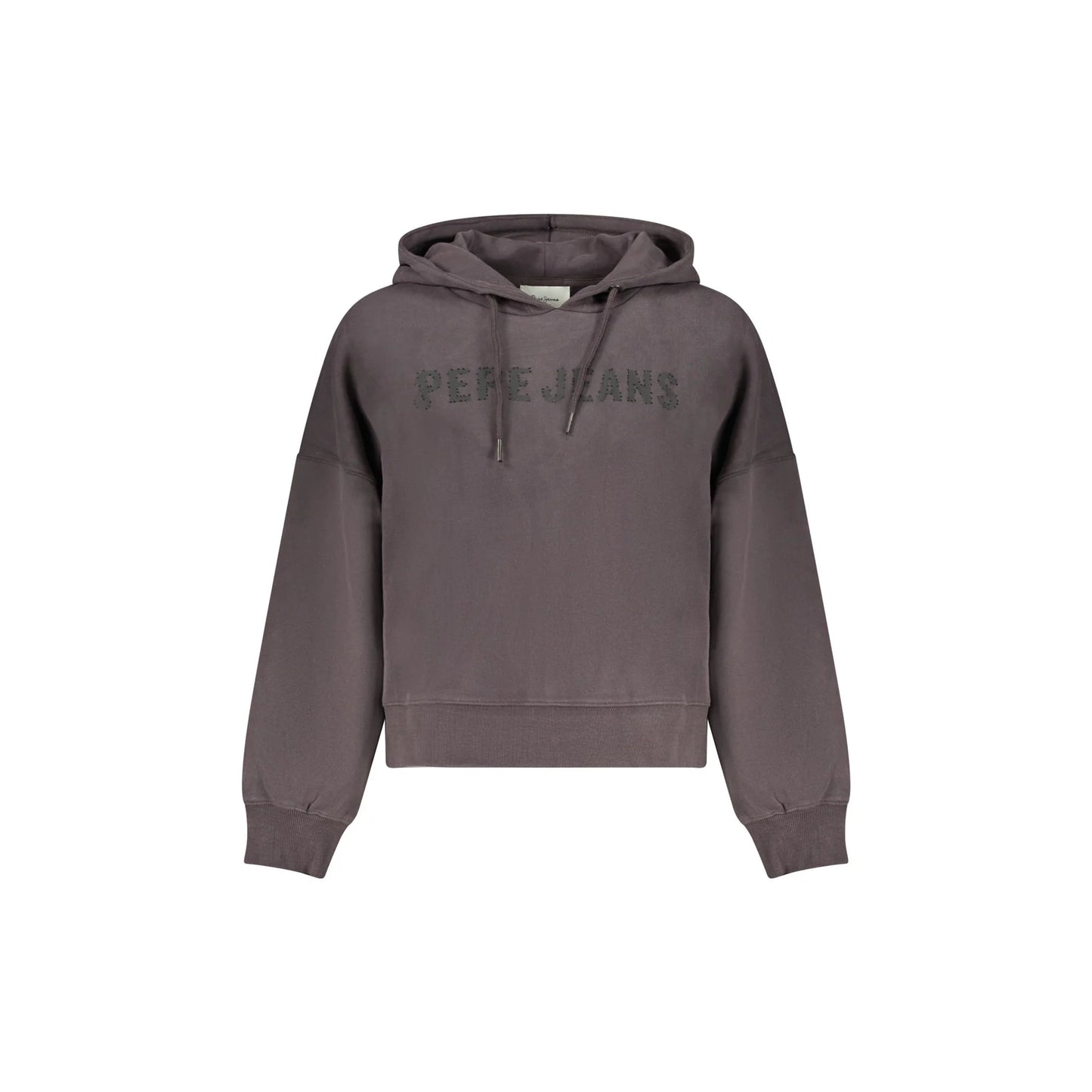 Pepe Jeans Felpa Maniche Lunghe Donna Nera Stampa Felpe Nero - foto prodotto