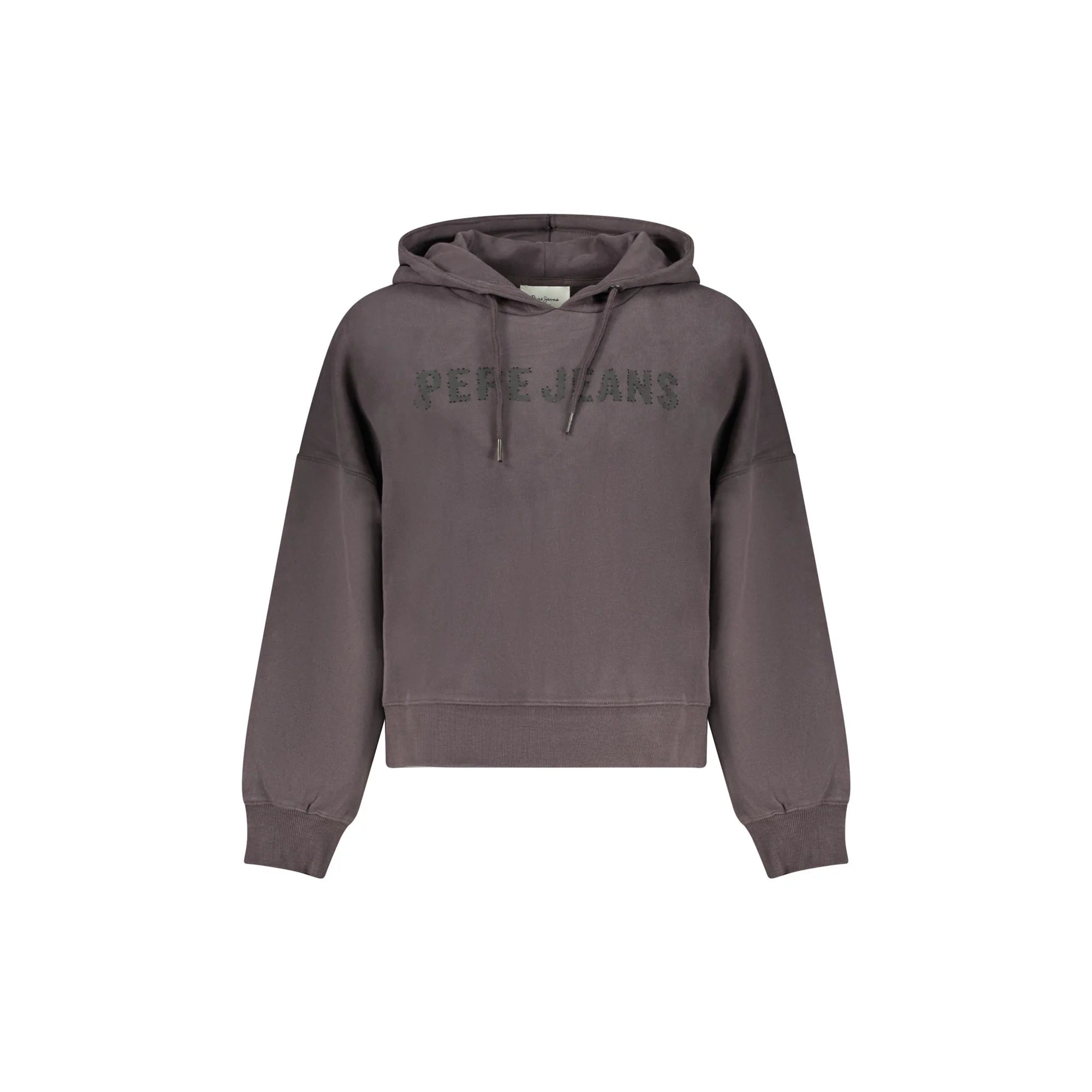 Pepe Jeans Felpa Maniche Lunghe Donna Nera Stampa Felpe Nero - foto prodotto