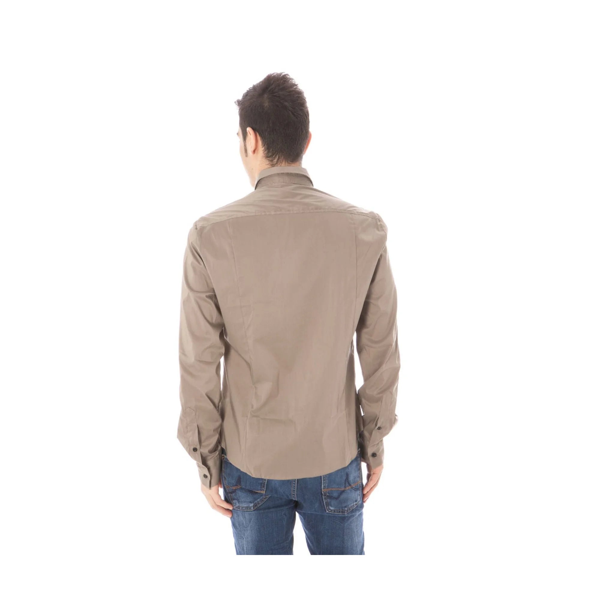 COSTUME NATIONAL CAMICIA MANICHE LUNGHE UOMO VERDE