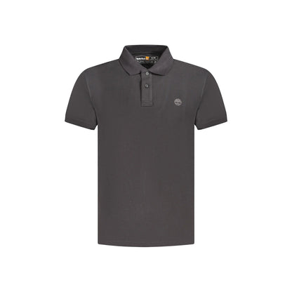 Timberland Polo Maniche Corte Uomo Nera Ricamo Nero - foto prodotto