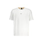 Boss T-Shirt Maniche Corte Uomo Bianca Logo Bianco - foto prodotto