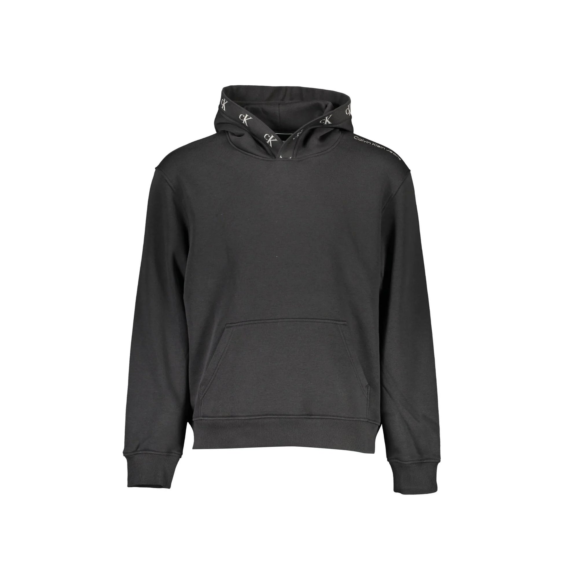 Calvin Klein Felpa Maniche Lunghe Uomo Nera Logo Felpe Nero - foto prodotto