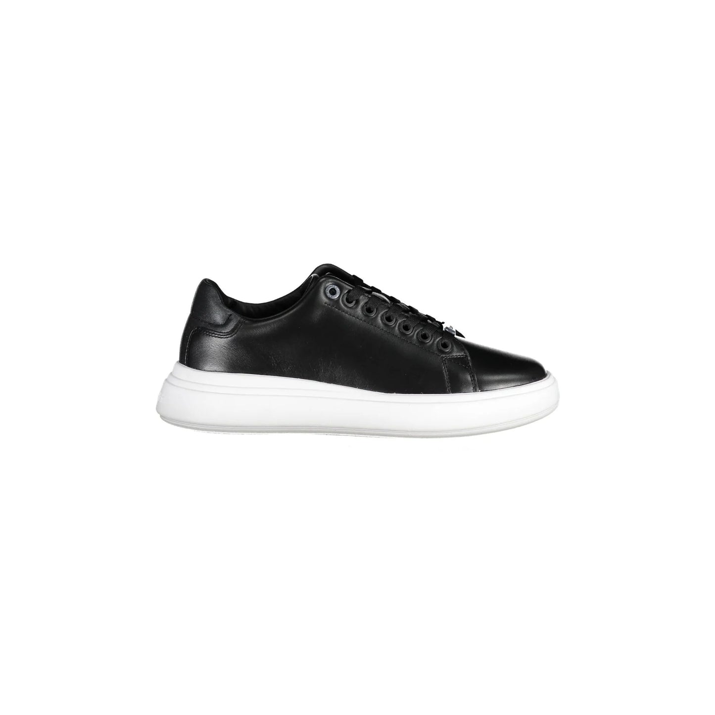 CALVIN KLEIN Scarpe Sneakers Donna Nere con Dettagli a Contrasto Nero - foto prodotto