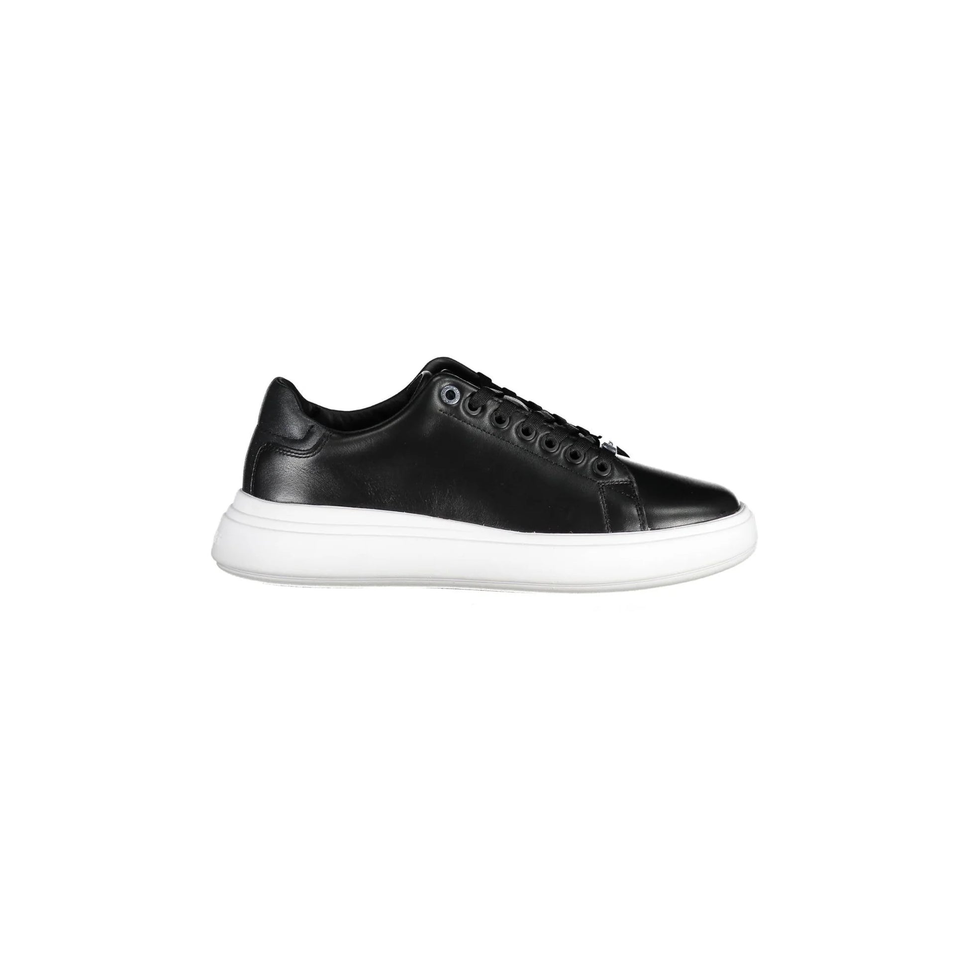 CALVIN KLEIN Scarpe Sneakers Donna Nere con Dettagli a Contrasto Nero - foto prodotto