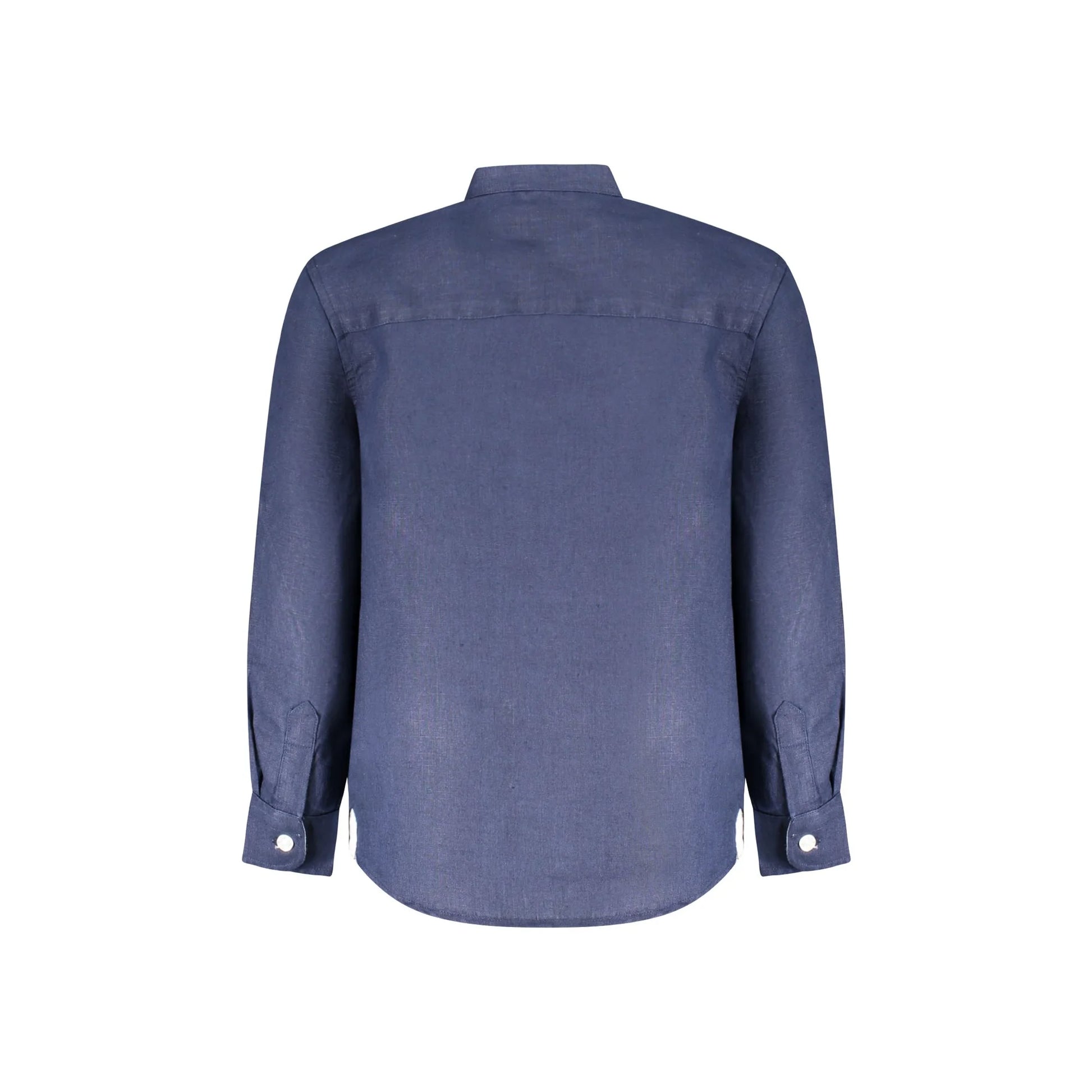 North Sails Camicia Maniche Lunghe Bambino Blu Ricamo Camicie - vista 2