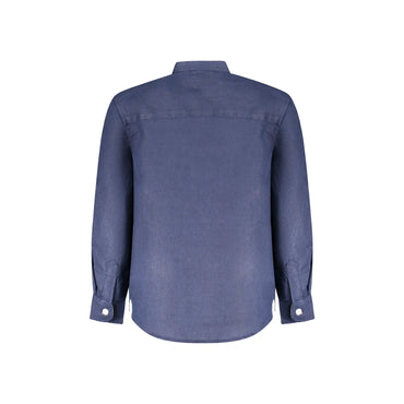 North Sails Camicia Maniche Lunghe Bambino Blu Ricamo Camicie - vista 2