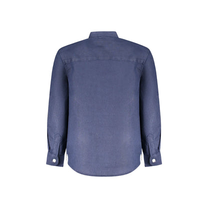North Sails Camicia Maniche Lunghe Bambino Blu Ricamo Camicie - vista 2