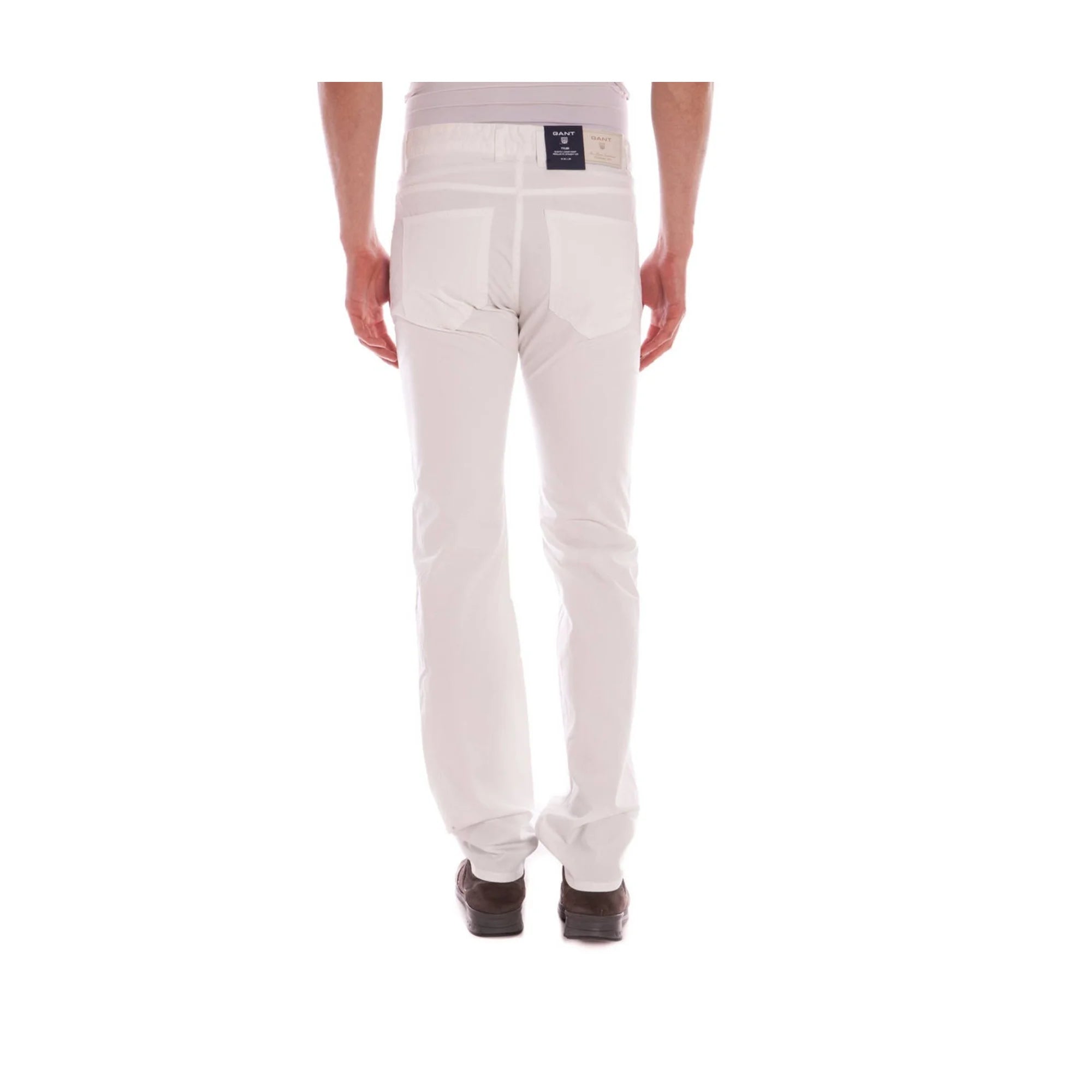 GANT PANTALONE UOMO BIANCO