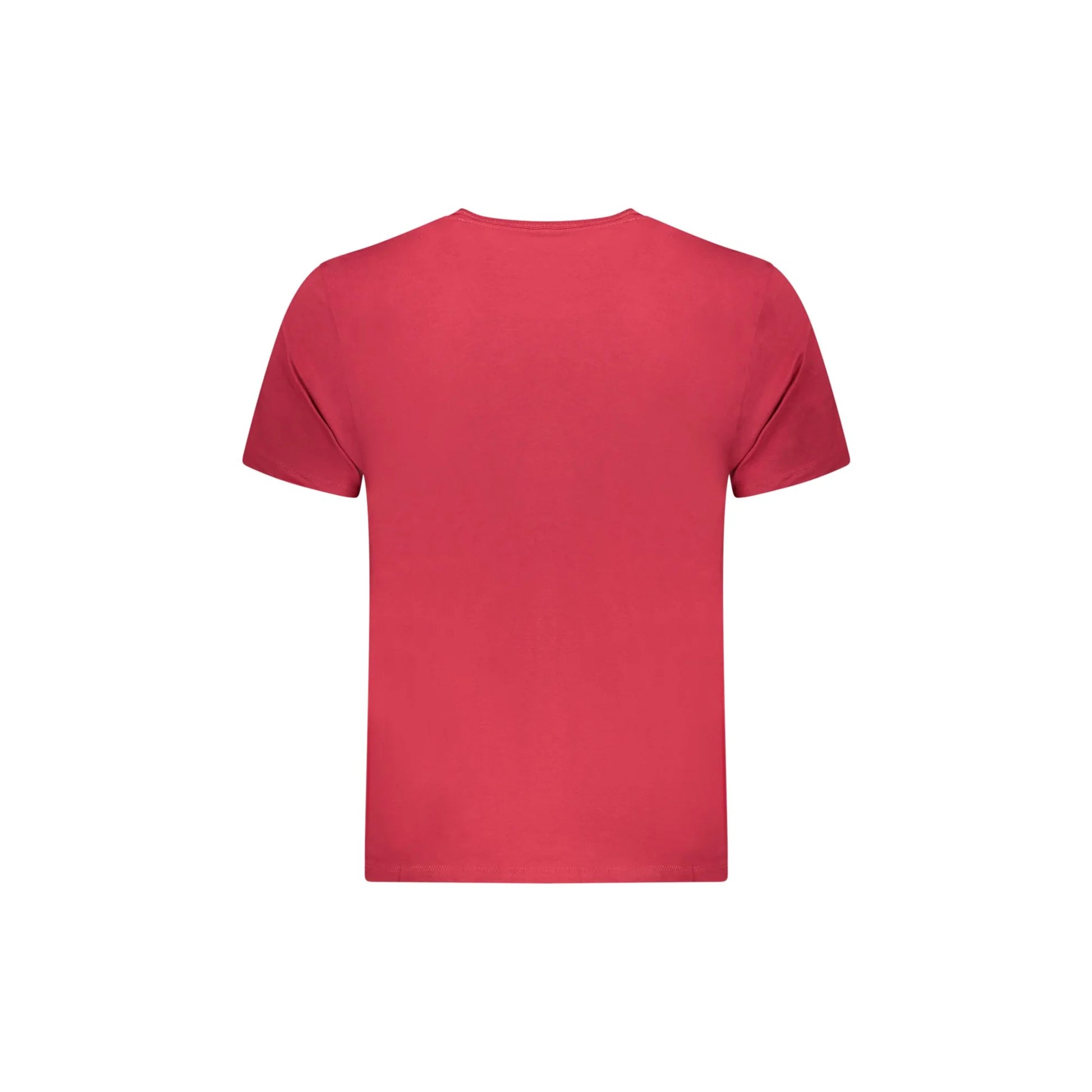 Pepe Jeans T-Shirt Maniche Corte Uomo Rossa Stampa Logo rosso - vista 2