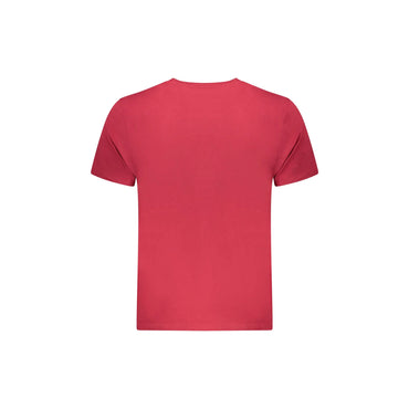 Pepe Jeans T-Shirt Maniche Corte Uomo Rossa Stampa Logo rosso - vista 2