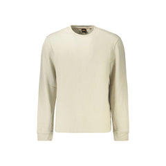 Boss Maglia Uomo Beige Logo