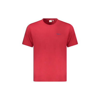 Pepe Jeans T-Shirt Maniche Corte Uomo Rossa Ricamo Rosso - foto prodotto