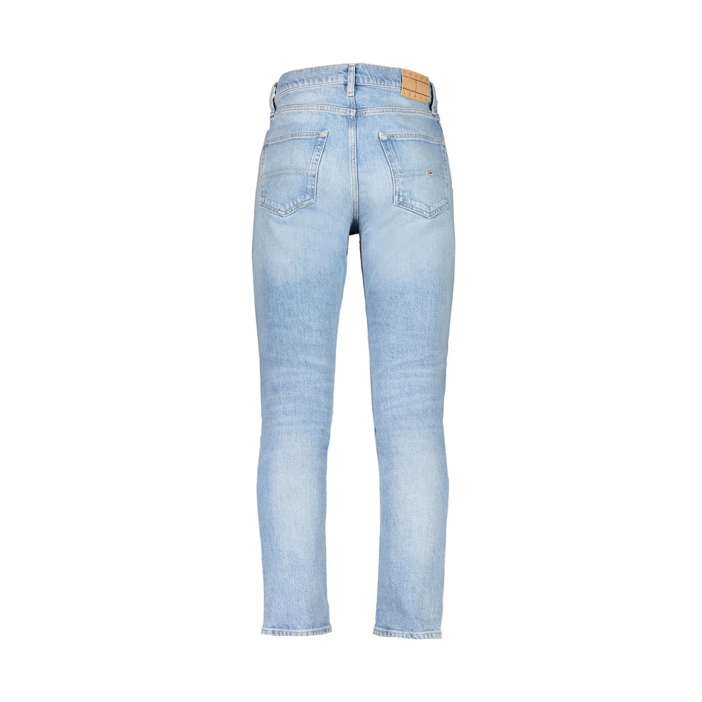 Tommy Hilfiger Jeans Uomo Azzurri Dad Fit Tapered Ricamo Logo - vista 2