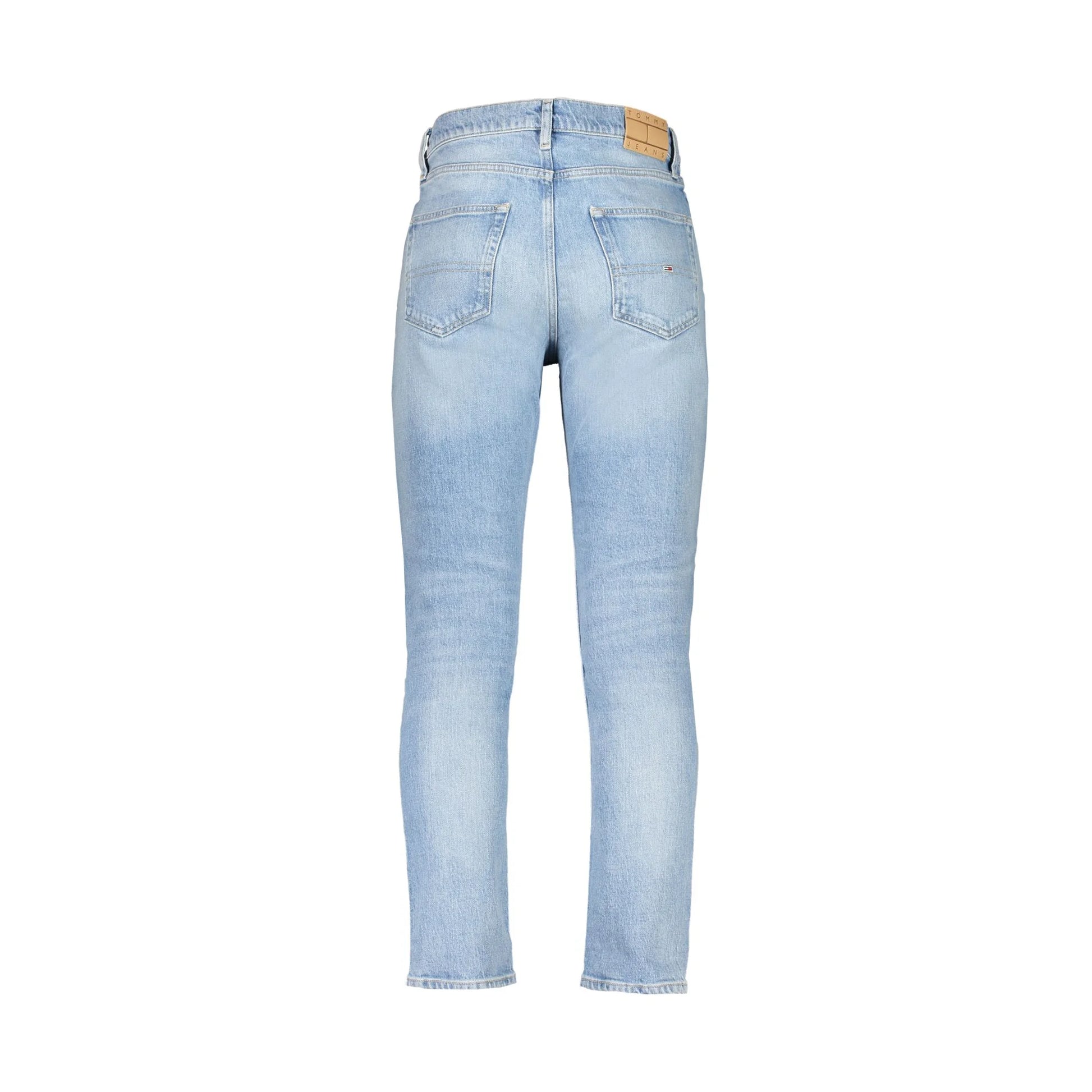 Tommy Hilfiger Jeans Uomo Azzurri Dad Fit Tapered Ricamo Logo - vista 2