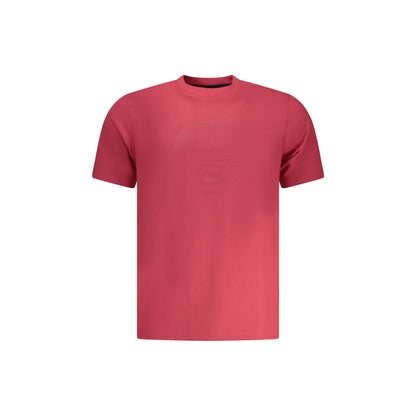 North Sails T-Shirt Uomo Rossa Girocollo Cotone Stampa Logo Rosso - foto prodotto