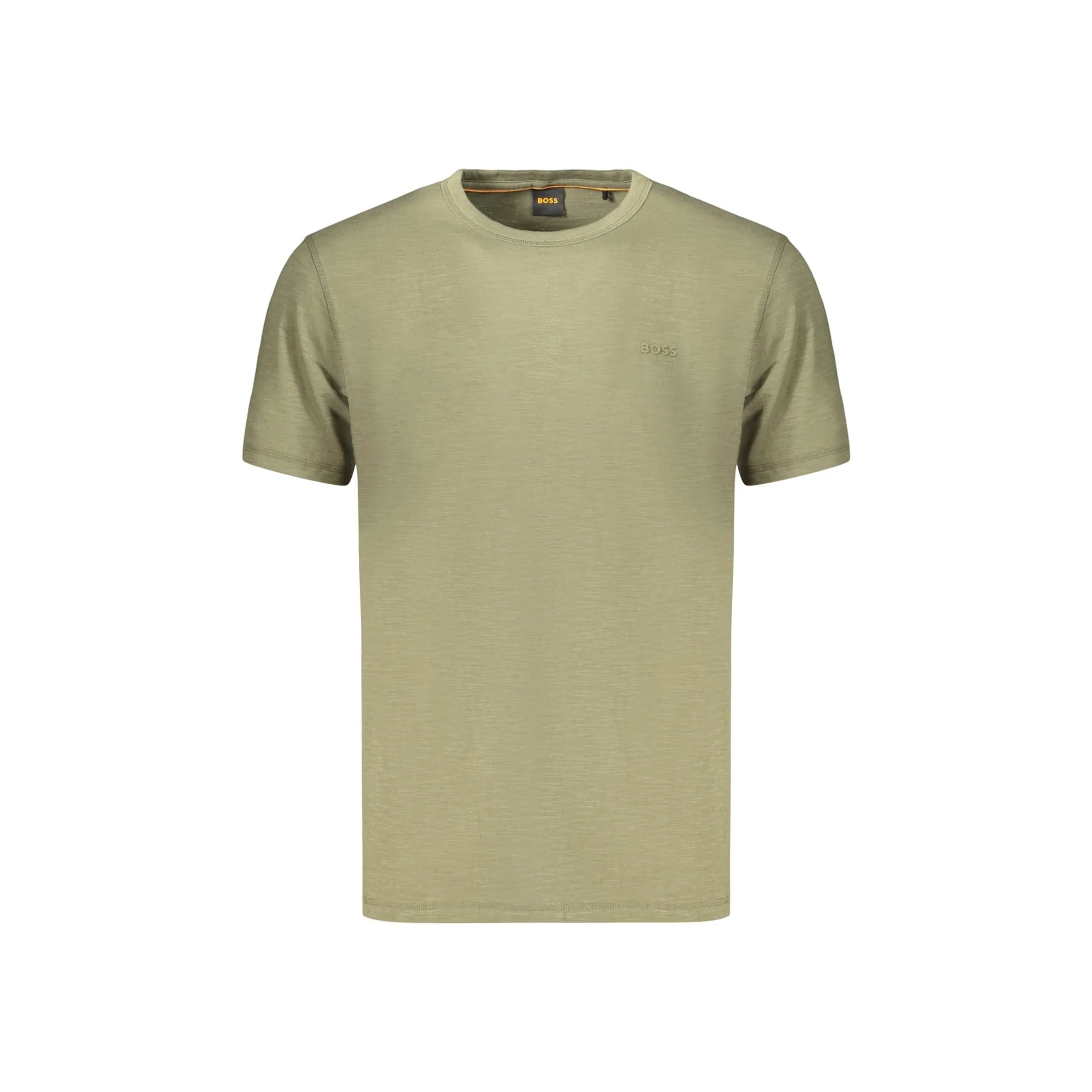 BOSS T-SHIRT MANICHE CORTE UOMO VERDE