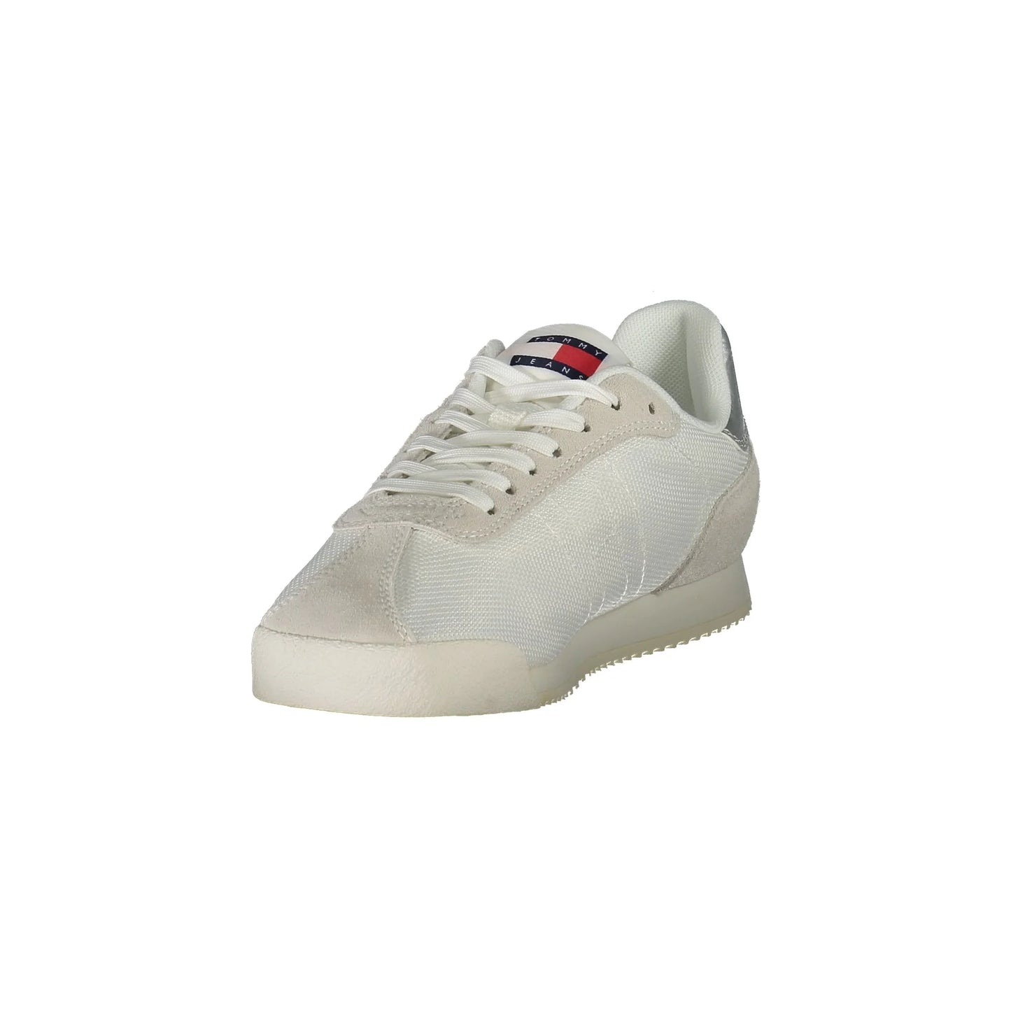 TOMMY HILFIGER Scarpe Sneakers Donna Bianche con Dettagli a Contrasto e Logo bianco - vista 3