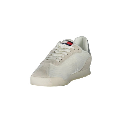TOMMY HILFIGER Scarpe Sneakers Donna Bianche con Dettagli a Contrasto e Logo bianco - vista 3