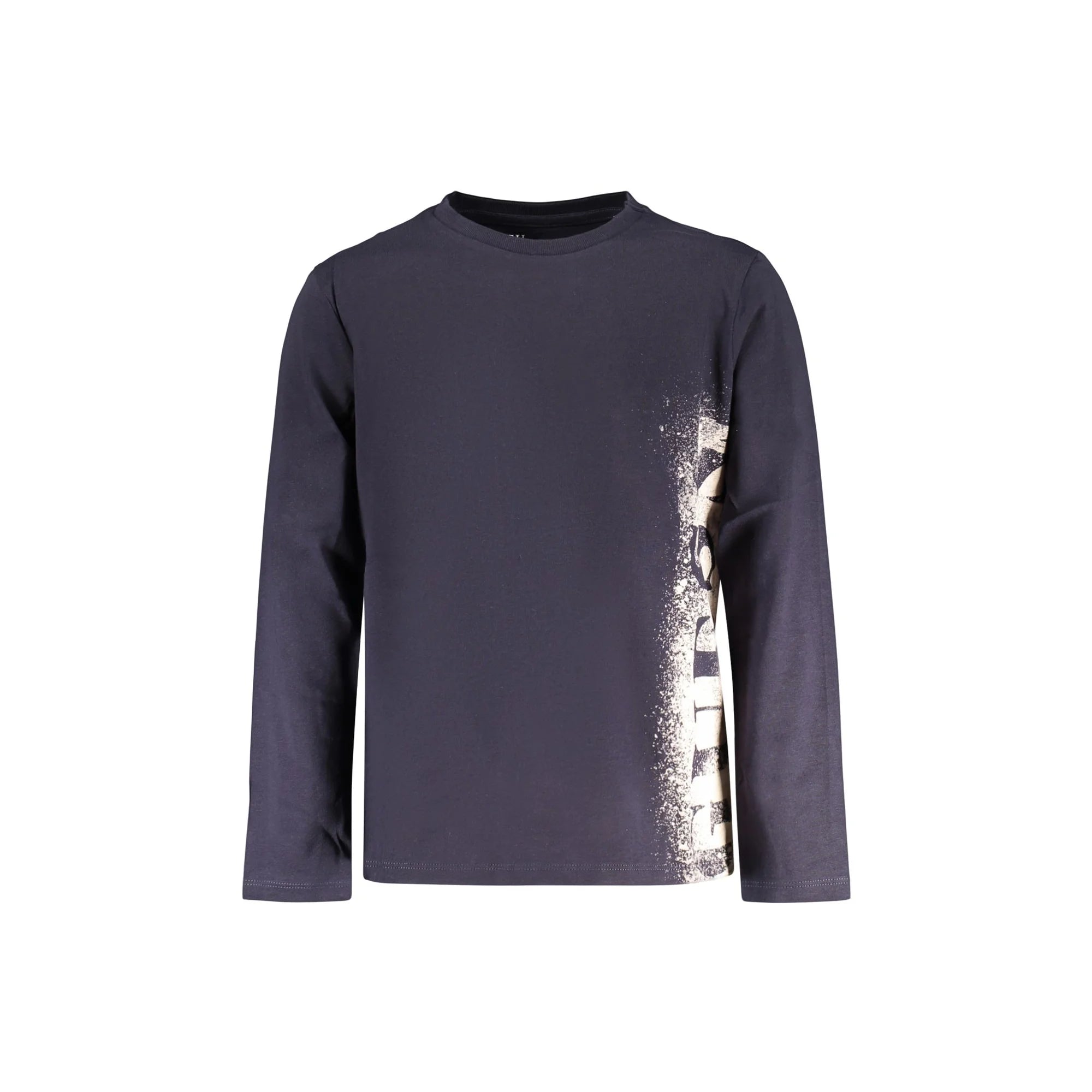 GUESS JEANS T-SHIRT MANICHE LUNGHE BAMBINO BLU